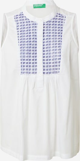 UNITED COLORS OF BENETTON Blouse in Royal blue / White, Item view