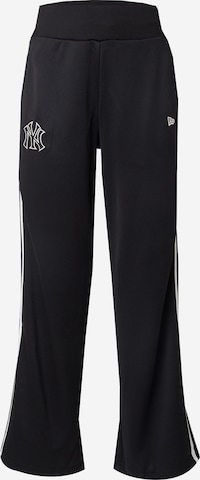 NEW ERA Wide leg Byxa 'NEYYAN' i svart: framsida
