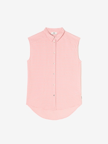 Le Temps Des Cerises Blouse in Roze: voorkant
