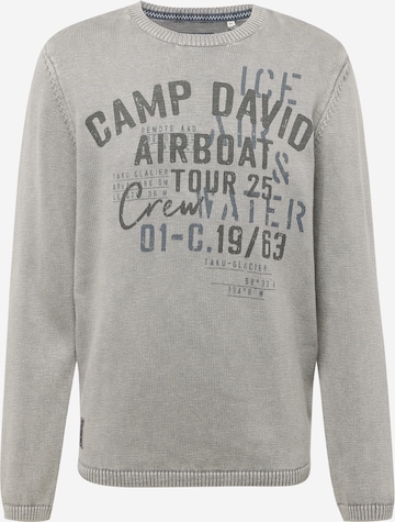 Pullover di CAMP DAVID in grigio: frontale