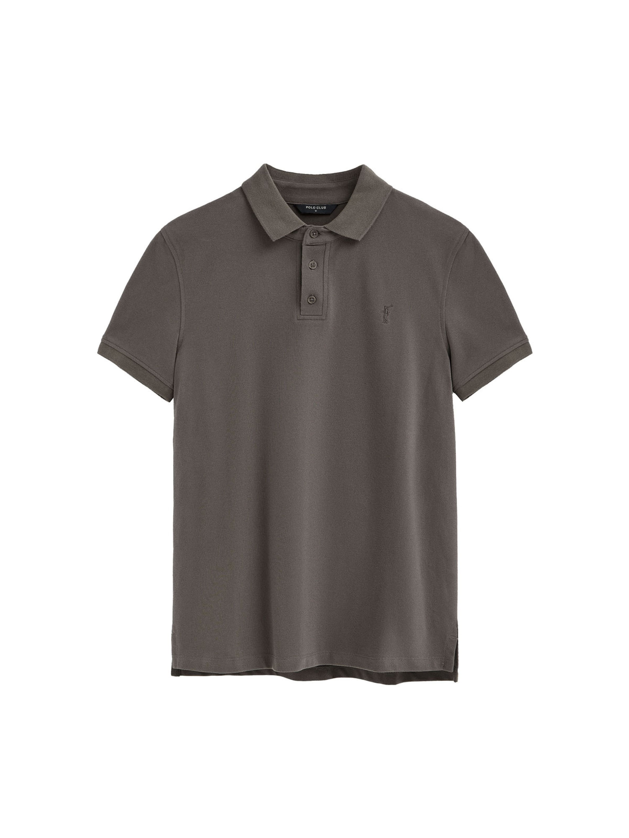 Polo Club Shirt 'RIGBY' in XXXL in anthrazit, Produktansicht