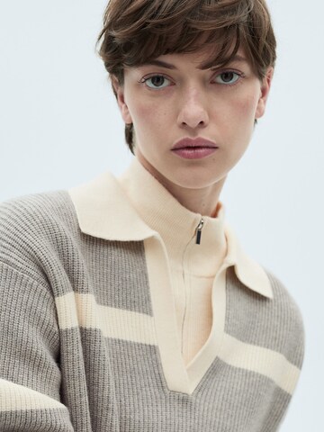 MANGO Sweter 'CUCO' w kolorze szary