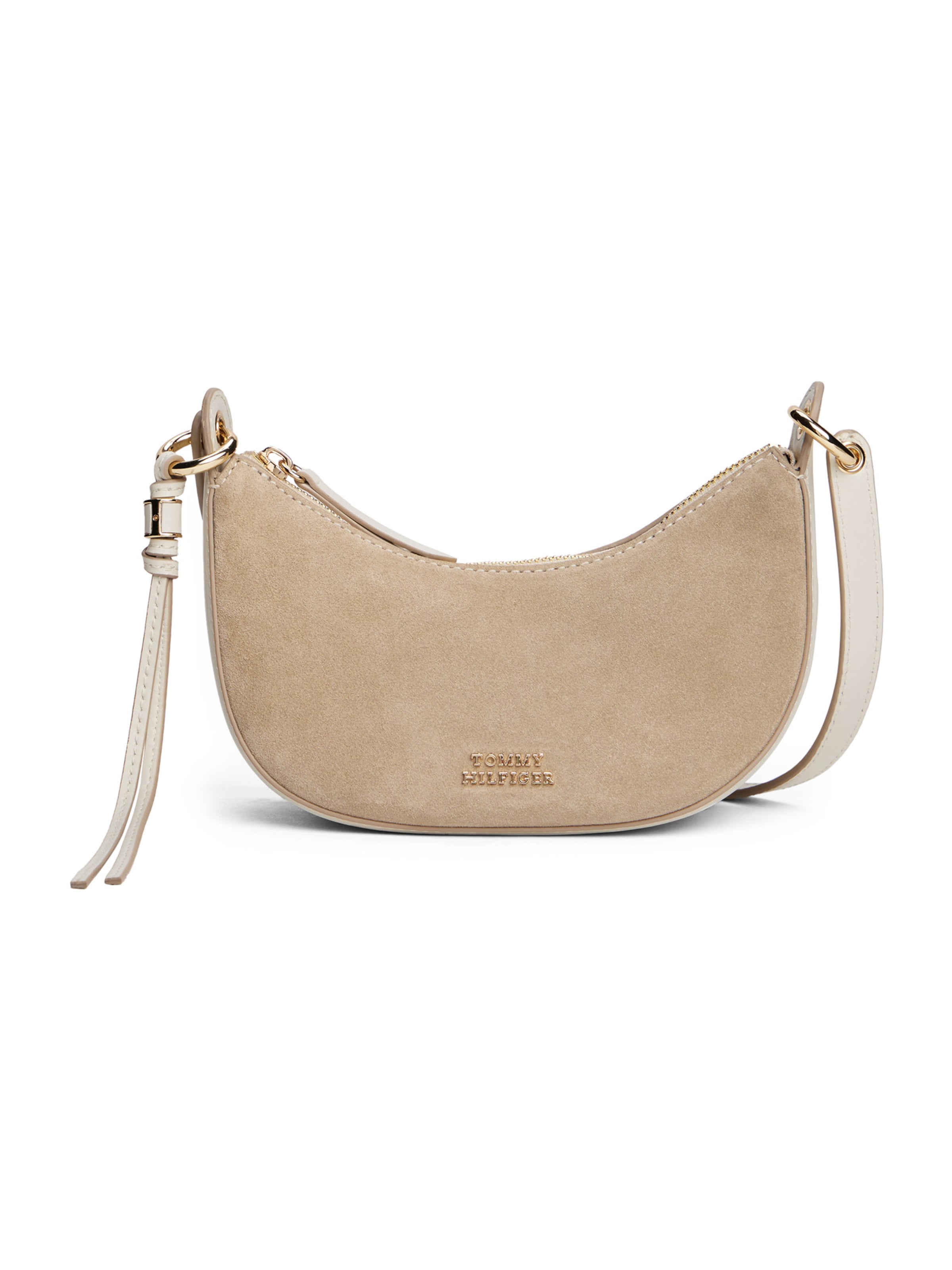 TOMMY HILFIGER Schultertasche 'MOON' in Beige: Vorderseite