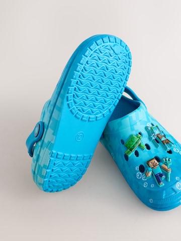 Chaussures ouvertes 'Minecraft' Next en bleu