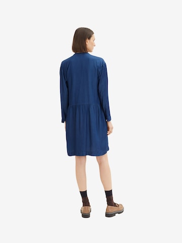 Robe-chemise TOM TAILOR en bleu