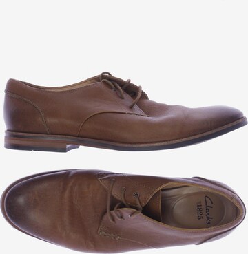 CLARKS Flats & Loafers in 43 in Brown: front