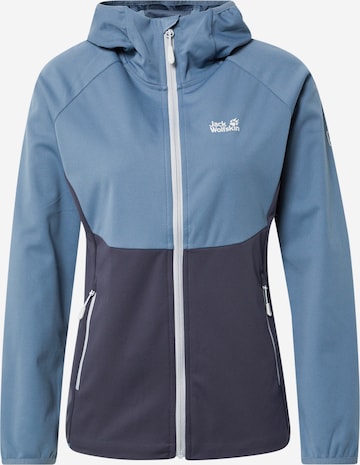 JACK WOLFSKIN Athletic Jacket 'Go Hike' in Grey: front
