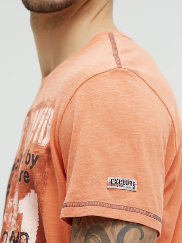 T-Shirt CAMP DAVID en orange