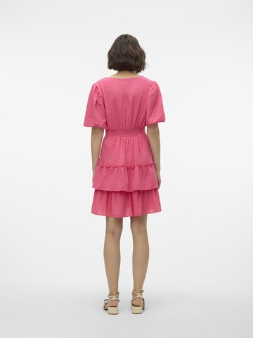 VERO MODA Jurk 'LARISA' in Roze