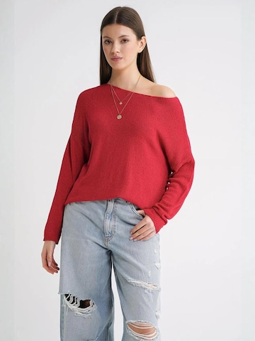 Pullover 'Pullover' di MixRay in rosso