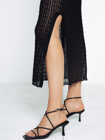 ABOUT YOU x Toni Garrn Knit dress 'Giselle' in Black