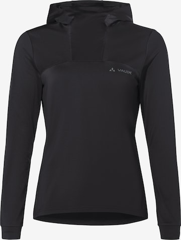 VAUDE Sports sweater 'Qimsa' in Black: front