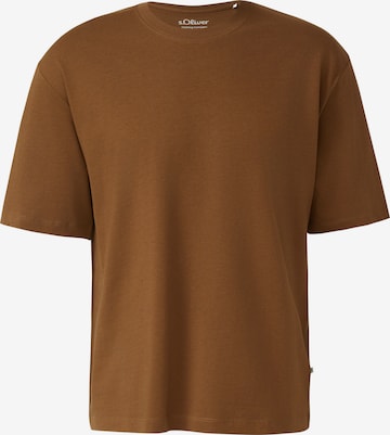 T-Shirt s.Oliver en marron : devant