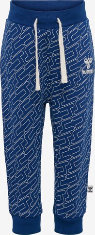 Effilé Pantalon Hummel en bleu : devant