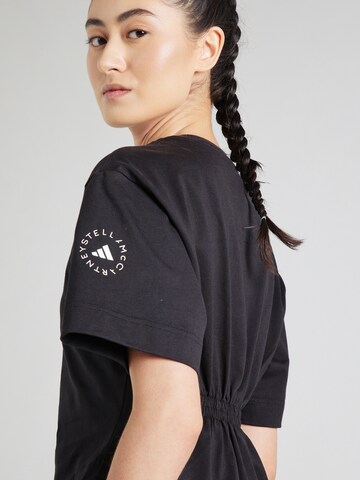 ADIDAS BY STELLA MCCARTNEY Functioneel shirt 'Curfed Hem' in Zwart