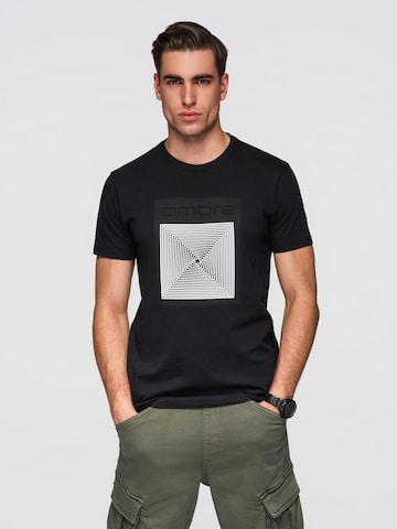 Ombre Shirt in Zwart