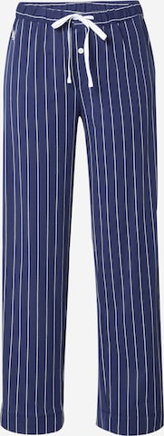 Lauren Ralph Lauren - regular Pantalón de pijama en azul: frente