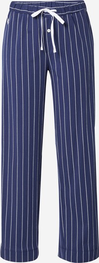 Lauren Ralph Lauren Pantalon de pyjama en bleu marine / blanc, Vue avec produit
