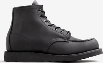 RED WING SHOES Kozaki sznurowane '8074 Classic Moc Black' w kolorze czarny: przód