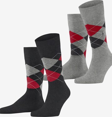 BURLINGTON Socks 'Everyday Argyle' in Black: front