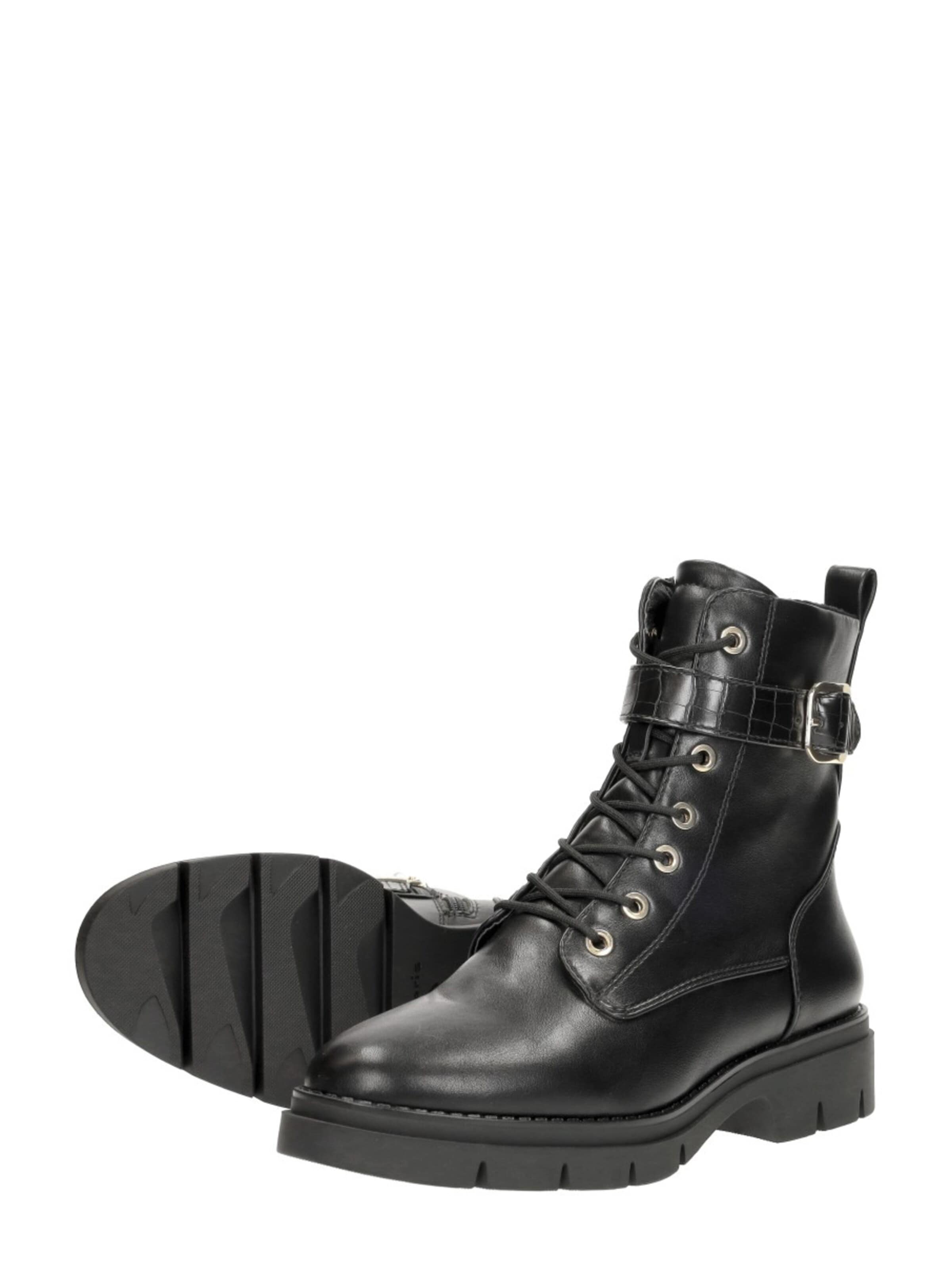 Bottines à lacets Tamaris en noir