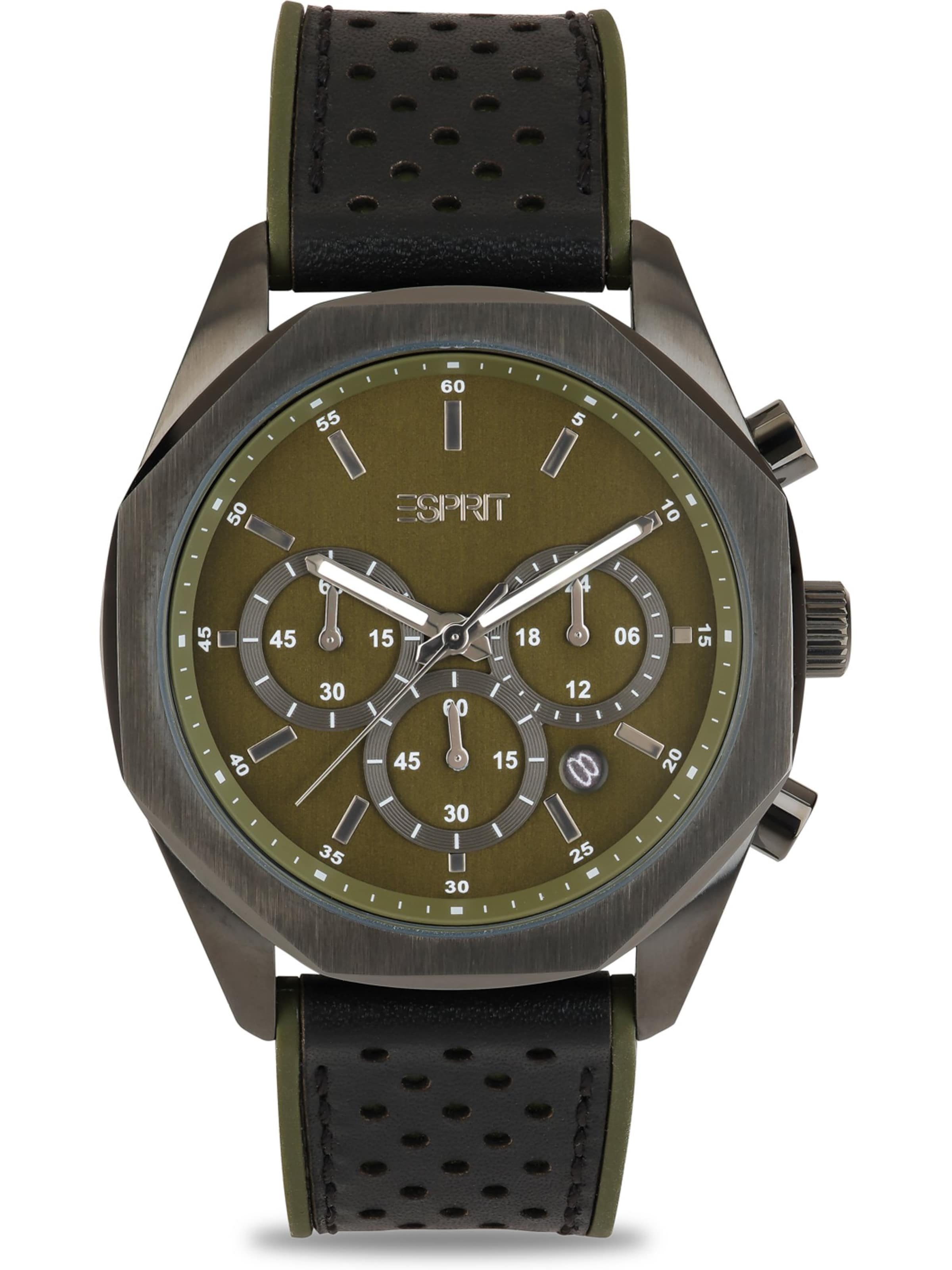 ESPRIT Analoguhr in Braun: Vorderseite