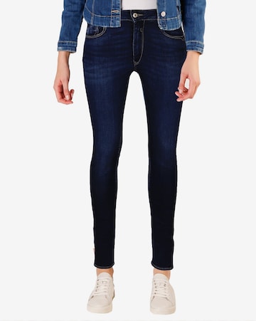 Le Temps Des Cerises Skinny Jeans 'Pulp' in Blauw: voorkant