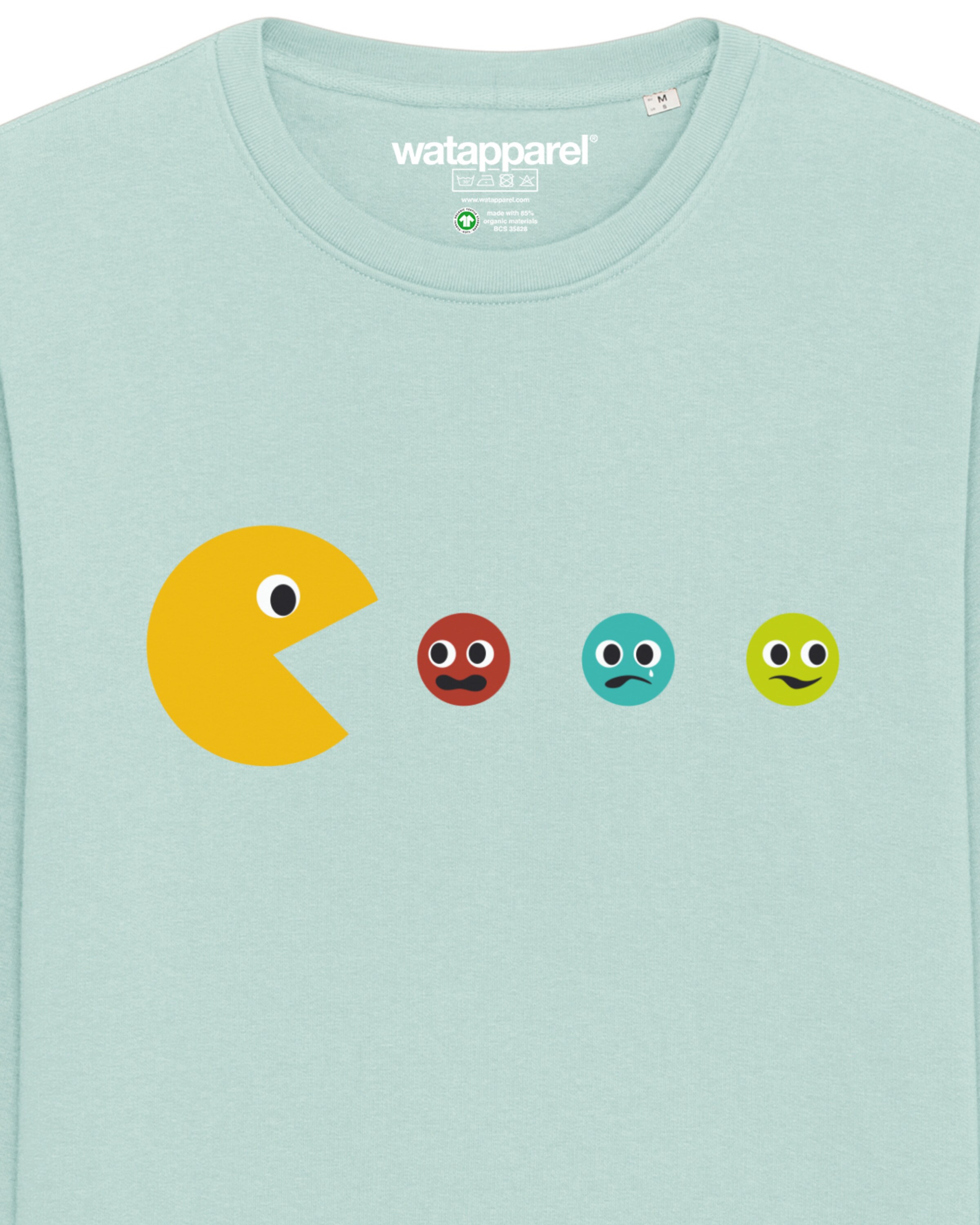 Watapparel Sweatshirt ' Pacmännchen ' in Blue