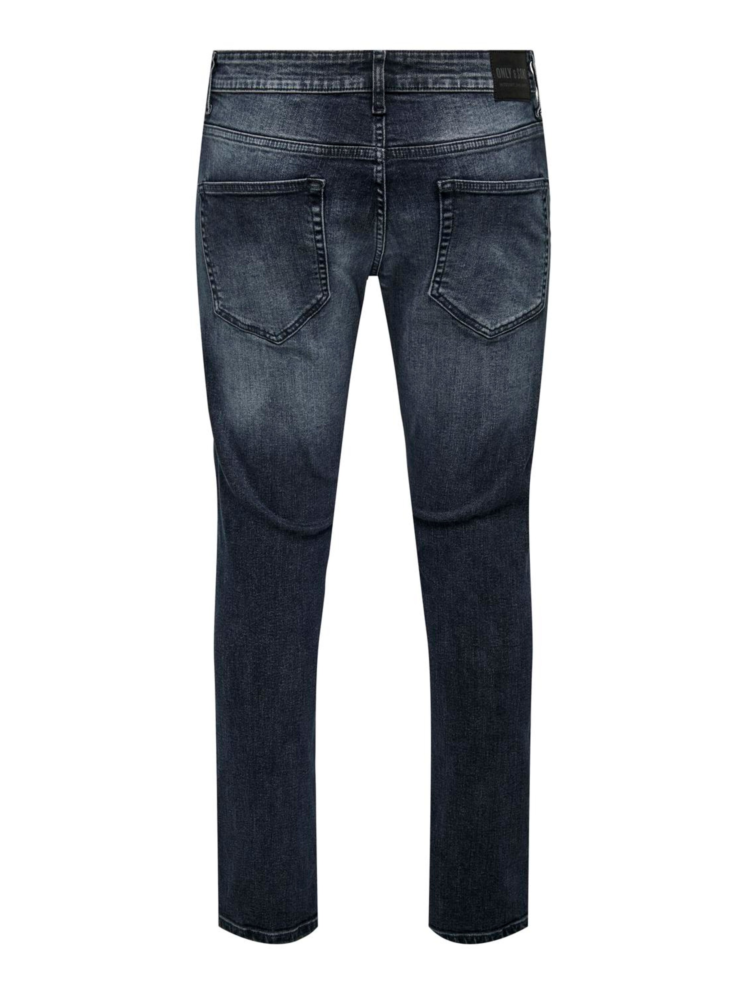 Only & Sons Úzky strih Džínsy 'ONSLoom' - Čierna