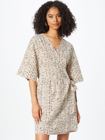 OBJECT Dress 'OFELIA' in Beige: front