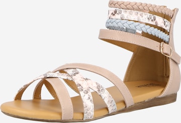 BULLBOXER Sandals in Pink: front