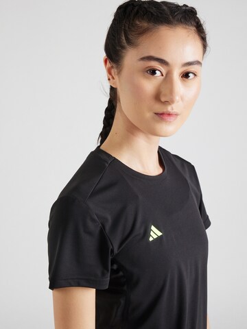 ADIDAS PERFORMANCE Sportshirt 'Adizero Essentials' in Schwarz