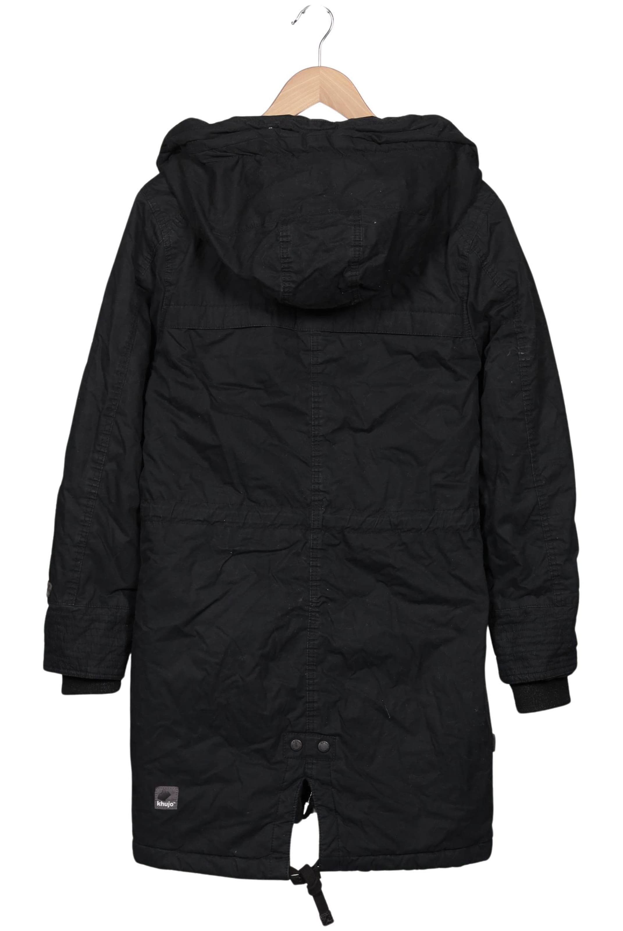 khujo Mantel M in Schwarz