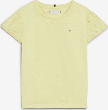 T-Shirt TOMMY HILFIGER en jaune : devant