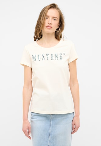 MUSTANG - Camisa 'Alma' em branco