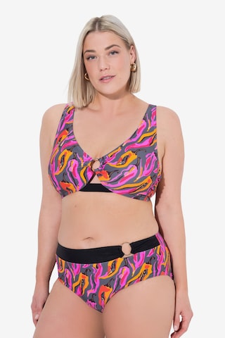Ulla Popken Minimizer Bikini in Pink: Vorderseite