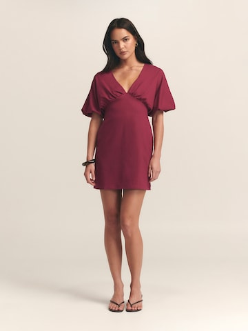 St MRLO - Vestido 'Palm' en rojo: frente
