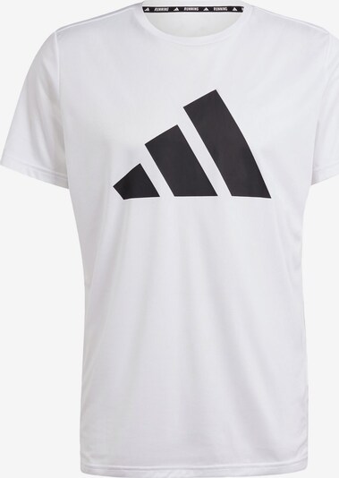 ADIDAS PERFORMANCE Funktionsshirt 'Run It' in schwarz / weiß, Produktansicht