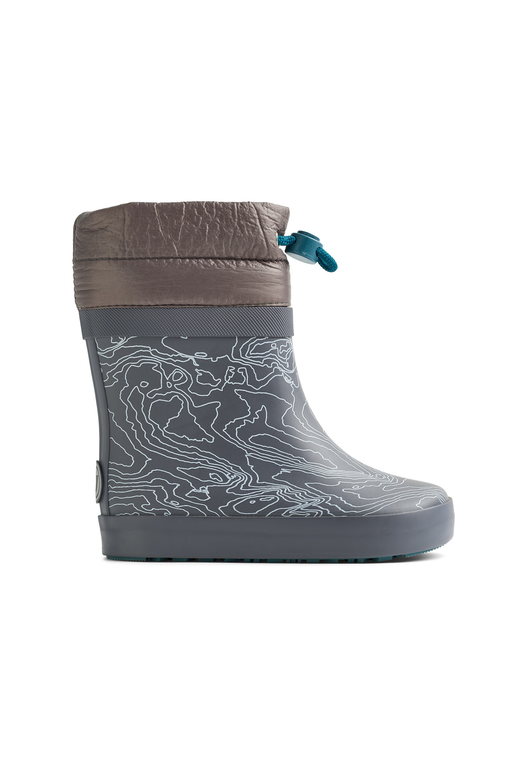 WHEAT Gummistiefel 'Arden' in Grau: Vorderseite