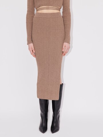 LeGer by Lena Gercke Skirt 'Michaela' in Brown