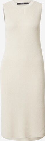 Robes en maille 'NEWLEXSUN' VERO MODA en beige : devant