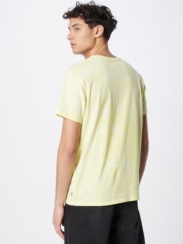 LEVI'S ® Majica 'SS Relaxed Baby Tab Tee' | rumena barva
