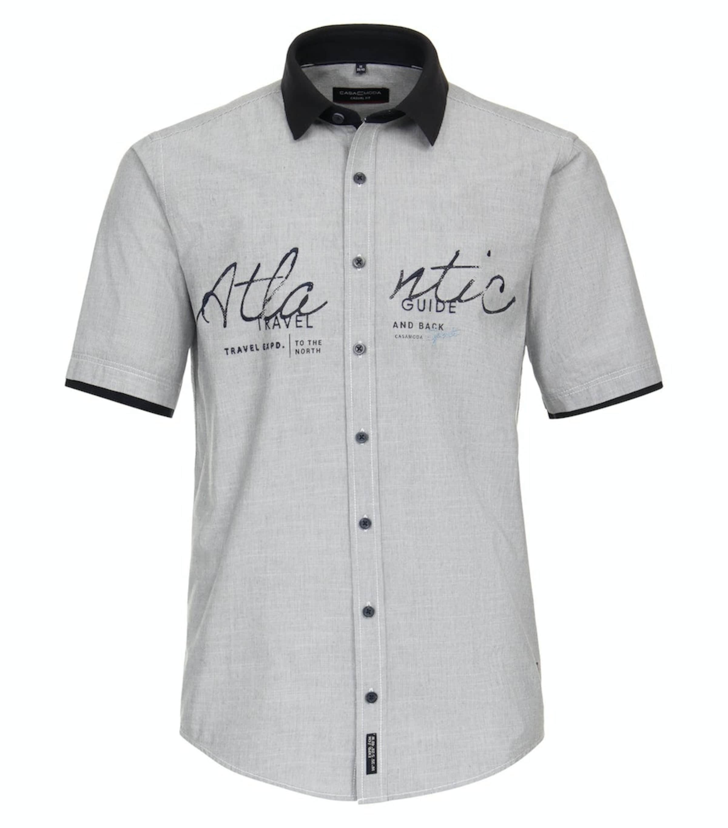 CASAMODA Regular Fit Hemd in Grau: Vorderseite