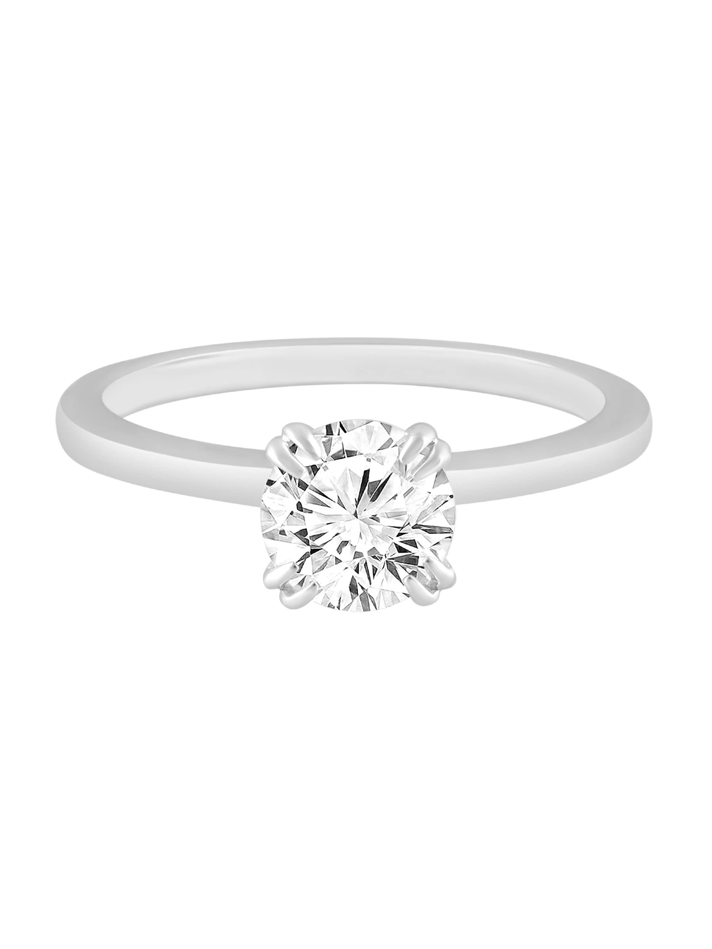ETHISHER DIAMANTEN Ring in Silver: front
