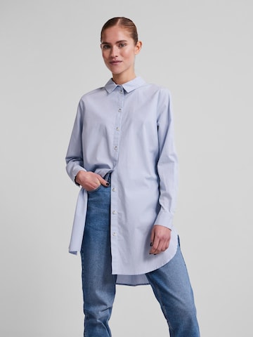 PIECES Blouse 'Noma' in Blauw: voorkant