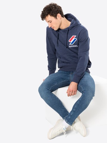 Sweat-shirt Superdry en bleu