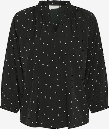 Kaffe - Blusa 'Sandy' en negro: frente