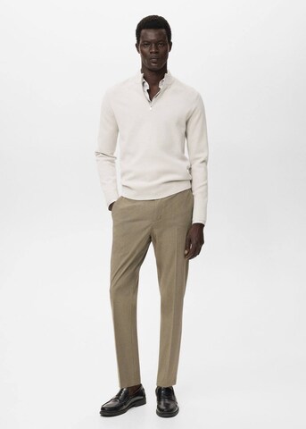 MANGO MAN Slimfit Hose 'Bologna' in Grün