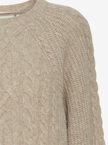 ICHI Pullover in Beige