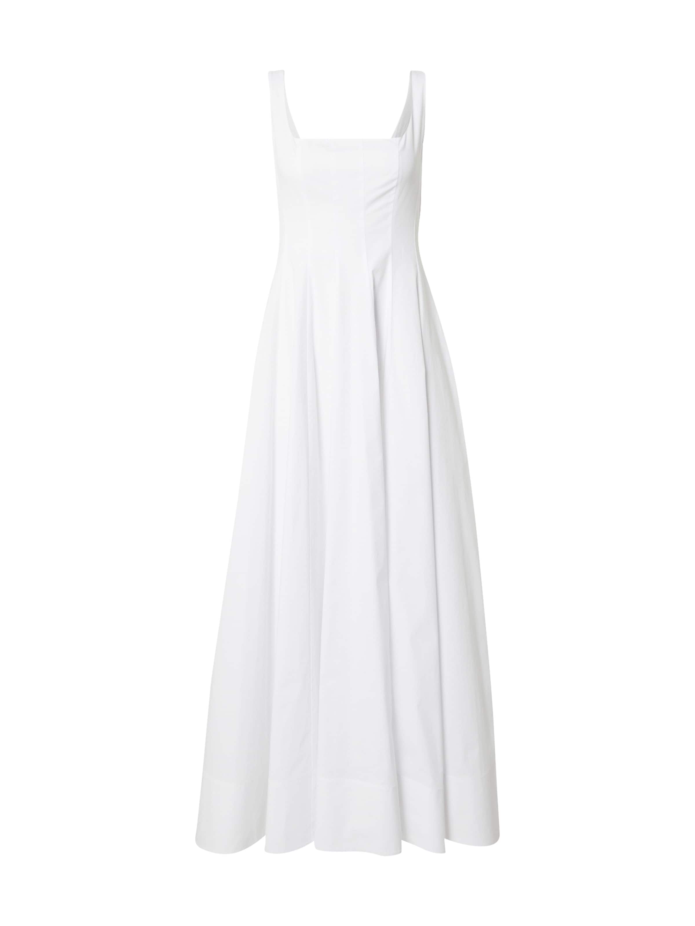 Staud Лятна рокля 'WELLS' в бяло: отпред